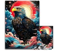 Jigsaw Puzzles 1000 Pieces for Adults Eagle Japan StyleJigsaw Puzzles Adult Game Gift Family Interactive Game Brain Challenge Gift 1000 PCS(38x26cm)