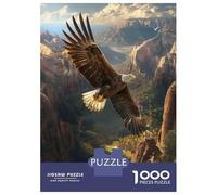 Jigsaw Puzzles 1000 Pieces for Adults Eagles Canyon Flight Puzzle for Adults Family Game Wall Decoration for Birthday, Chrismas 38x26cm/1000pcs