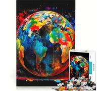 Jigsaw Puzzles 1000 Pieces for Adults Earth Fragile Tellus, Brain Teaser Game, Perfect Decoration, Unique Birthday And Xmas Gifts 38x52cm