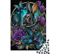 Jigsaw Puzzles 1000 Pieces for Adults Easter Bunny Decorations-2 Adult Jigsaw Relax Games Difficult Challenge Help The Brain Exercise 70x50cm/1000pcs