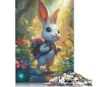 Jigsaw Puzzles 1000 Pieces for Adults | Easter Cute Bunny Puzzles | 1000 Piece Jigsaw Educational Games Home Decoration Puzzle 1000pcs (38x26cm)