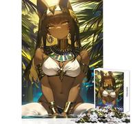 Jigsaw Puzzles 1000 Pieces for Adults Egyptian Goddess Anime GamingAnime Girl Adult Jigsaw Puzzles But Fun And Humorous Educational Challenge Birthday Present, Gifts, (38x52cm)