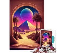 Jigsaw Puzzles 1000 Pieces for Adults Electronic Eden Oasis 1000 Jigsaw Puzzle DIY Toys Learning Educational Christmas Birthday Gifts (38x52cm)