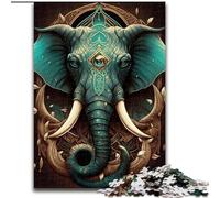 Jigsaw Puzzles 1000 Pieces for Adults Elephant Magic Powers 1000 Piece Jigsaw Puzzle Toys Gift Educational Intellectual Decompressing Fun Family Game Size 50X75CM