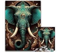 Jigsaw Puzzles 1000 Pieces for Adults Elephant Magic Powers cardboard Jigsaw Puzzles Brain Challenge Game for Teenagers & Family Interaction 26X38CM/10.23x14.96inch
