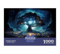 Jigsaw Puzzles 1000 Pieces for Adults Enchanted Forest Night Sky Adult Jigsaw Toy Wall Decor Home Decoration Deal As Gifts for The Whole Family 70x50cm/1000pcs