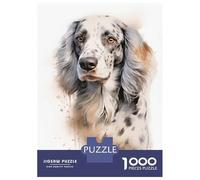 Jigsaw Puzzles 1000 Pieces for Adults English Setter Portrait Puzzle for Adults Hands-on Game Improve Memory Deal As Gifts for The Whole Family 38x26cm/1000pcs