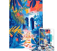 Jigsaw Puzzles 1000 Pieces for Adults European Theme Minimalist Art Family Games Brain Intelligence Challenge Addictive Toys Great Gifts For Family Fun (size 50x75cm)