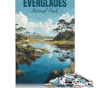 Jigsaw Puzzles 1000 Pieces for Adults Everglades National Park Puzzle for Adults Paperboard Puzzles Family Fun Jigsaws Puzzles 38x26cm/1000pcs