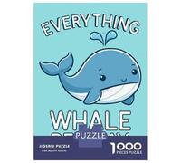 Jigsaw Puzzles 1000 Pieces for Adults Everything Whale Be Okay Puzzle for Adults Hands-on Game Improve Memory Deal As Gifts for The Whole Family 70x50cm/1000pcs