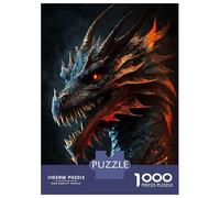 Jigsaw Puzzles 1000 Pieces for Adults Evil Dragon Puzzles for Adults Fun Games Improve Memory Deal As Gifts for The Whole Family 52x38cm/1000pcs