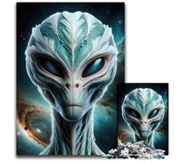 Jigsaw Puzzles 1000 Pieces for Adults Extraterrestrial AlienJigsaw Puzzles for Adults Perfect DIY Art Decor Or Birthday Gift 1000 PCS(38x26cm)