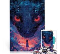 Jigsaw Puzzles 1000 Pieces for Adults Facing The Dragon Handgeschwindigkeitswettbewerb Geburtstagsgeschenke38x26cm
