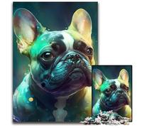 Jigsaw Puzzles 1000 Pieces for Adults Fantasy Bulldog Puzzles for Adults Birthday Gift Idea, Challenging Brain Teaser Game 50x75CM/19.68x29.52inch