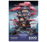 Jigsaw Puzzles 1000 Pieces for Adults Fantasy Japanese House Jigsaws for Adults Fun Games A Work of Art Deal As Gifts for The Whole Family 70x50cm/1000pcs