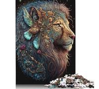 Jigsaw Puzzles 1000 Pieces for Adults Fantasy Lion Jigsaws Puzzle for 1000 Piece Puzzles Educational Games 1000pcs (75x50cm)