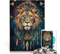 Jigsaw Puzzles 1000 Pieces for Adults Fantasy magic lion Made of cardboard,Suitable for ages 14 and up Play toys gifts for friends and family。size:38x52cm/14.96x20.47inch
