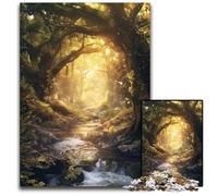Jigsaw Puzzles 1000 Pieces for Adults Fantasy Magical Forest Art Jigsaw Puzzles for Adults Relax Challenge Colorful Home Decor Art for Friends 1000 PCS(75x50cm)