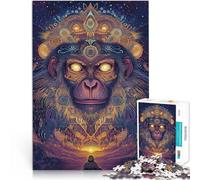 Jigsaw Puzzles 1000 Pieces for Adults Fantasy Monkey Art Game Toys 26x38cm Unique Home Decor and Gifts for and Age 14 Years Up
