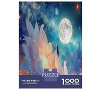 Jigsaw Puzzles 1000 Pieces for Adults Fantasy Moonlit Garden Scene Jigsaw for Adults Relaxing Games Difficult Challenge for Birthday, Chrismas 38x26cm/1000pcs