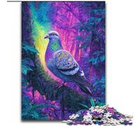 Jigsaw Puzzles 1000 Pieces for Adults Fantasy Pigeon Puzzle Made of Wood Relax & Challenge, Colorful Home Decor Art, for Friends size 50X75CM