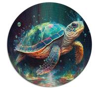 Jigsaw Puzzles 1000 Pieces for Adults Fantasy Turtle Cardboard Jigsaw Puzzles for Adults Brain Challenge Gift, Educational Activity for Teenagers 67.5x67.5cm