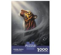 Jigsaw Puzzles 1000 Pieces for Adults Finding Myself Tiger Jigsaws for Adults Fun Games A Work of Art Deal As Gifts for The Whole Family 70x50cm/1000pcs