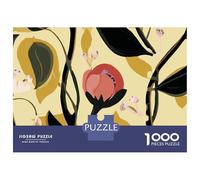 Jigsaw Puzzles 1000 Pieces for Adults Floral Wallpapers for Walls Adult Jigsaw Relax Games Difficult Challenge Help The Brain Exercise 52x38cm/1000pcs