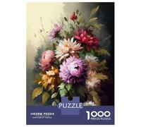 Jigsaw Puzzles 1000 Pieces for Adults Flower Art Series Style 4 Puzzles for Adults DIY Toys Home Decoration Help The Brain Exercise 70x50cm/1000pcs