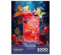 Jigsaw Puzzles 1000 Pieces for Adults Fruit Cocktail with Ice Jigsaws for Adults Fun Games A Work of Art Deal As Gifts for The Whole Family 52x38cm/1000pcs