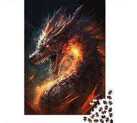 Jigsaw Puzzles 1000 Pieces for Adults | Fury Dragpn VI Puzzles | 1000 Piece Jigsaw Educational Games Home Decoration Puzzle 1000pcs (38x26cm)