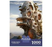 Jigsaw Puzzles 1000 Pieces for Adults Futuristic Treehouse Architecture Jigsaws for Adults Fun Games A Work of Art Deal As Gifts for The Whole Family 70x50cm/1000pcs