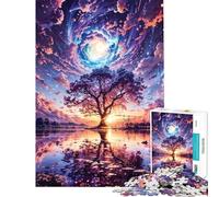 Jigsaw Puzzles 1000 Pieces for Adults Galactic Glade Reflections Jigsaw Anti-Stress Toys Precision Cutting Deal As Gifts for The Whole Family (Size 38x26cm)