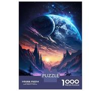 Jigsaw Puzzles 1000 Pieces for Adults Galactic Twilight Fantasy Jigsaws for Adults Fun Games A Work of Art Deal As Gifts for The Whole Family 38x26cm/1000pcs