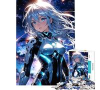 Jigsaw Puzzles 1000 Pieces for Adults Galactic Warrior︰ Dawn of The Star Guardian Help The Brain Exercise Family Activities Relax Games for Age 14+ Game (50x75cm)