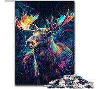 Jigsaw Puzzles 1000 Pieces for Adults Galaxy Giraffe Puzzle Ideal for Lover, Perfect Christmas, New Year, Valentine's Gift (size : 26x38cm)