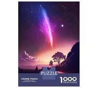 Jigsaw Puzzles 1000 Pieces for Adults Galaxy Train Landscape Jigsaw Puzzle DIY Toys But Fun And Humorous Deal As Gifts for The Whole Family 52x38cm/1000pcs