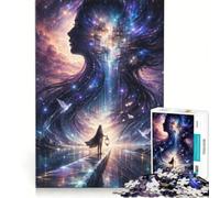 Jigsaw Puzzles 1000 Pieces for Adults Gateway of The Infinite Mind, Educational Toy, Tough Challenge, Artists Collection, Fine Art 38x52cm