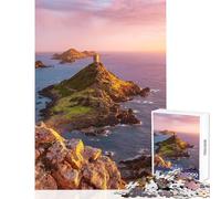 Jigsaw Puzzles 1000 Pieces for Adults Genoese Tower Archipelago Practical Game Difficult Challenge Home Decoration Toys Birthday Present, Gifts, (50x75cm)