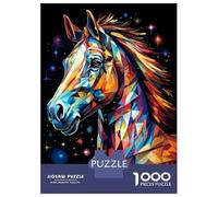 Jigsaw Puzzles 1000 Pieces for Adults Geometric Horse Jigsaws for Adults Fun Games A Work of Art Deal As Gifts for The Whole Family 70x50cm/1000pcs