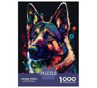 Jigsaw Puzzles 1000 Pieces for Adults German Shepherd Style 1 Jigsaws for Adults Fun Games A Work of Art Deal As Gifts for The Whole Family 70x50cm/1000pcs