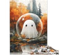 Jigsaw Puzzles 1000 Pieces for Adults Ghost in Autumn Forest Jigsaw Puzzles for Adults 1000pcs (75x50cm)
