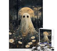 Jigsaw Puzzles 1000 Pieces for Adults Ghost in The Forest Practical Game Difficult Challenge Home Decoration Toys Birthday Present, Gifts, (38x52cm)