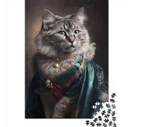 Jigsaw Puzzles 1000 Pieces for Adults | Glorious Magnificent Cat Puzzles | 1000 Piece Jigsaw Educational Games Home Decoration Puzzle 1000pcs (38x26cm)