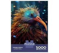Jigsaw Puzzles 1000 Pieces for Adults Glowing Kiwi Bird Jigsaws for Adults Fun Games A Work of Art Deal As Gifts for The Whole Family 52x38cm/1000pcs