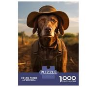Jigsaw Puzzles 1000 Pieces for Adults Golden Farmer Companion Jigsaws for Adults Fun Games Stress Reliever Help The Brain Exercise 70x50cm/1000pcs