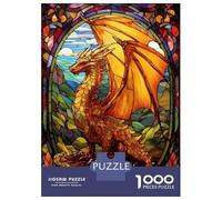 Jigsaw Puzzles 1000 Pieces for Adults Golden Heaven Elder Dragon Teenager Puzzles Family Game Difficult Challenge Stress Reduction Gifts 52x38cm/1000pcs