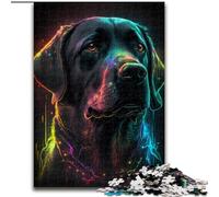 Jigsaw Puzzles 1000 Pieces for Adults Golden Retriever Jigsaw Puzzles Made of Wood, Interactive Family Game, DIY Home Decor, Challenging Brain Teaser Gift 1000pcs(50x75cm)