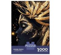 Jigsaw Puzzles 1000 Pieces for Adults Golden Wheat Goddess Puzzles for Adults DIY Toys Home Decoration Help The Brain Exercise 38x26cm/1000pcs