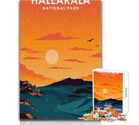 Jigsaw Puzzles 1000 Pieces for Adults Haleakala National Park Toy Intellectual Game Staycation Kill Time Funny Gift Size 38x52cm